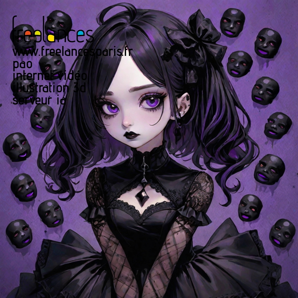 Pao mise en page internet vidéo illustration 3d serveur IA générative AI freelance paris studio de création magazines n5dzpyt0